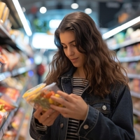 trgovina košarica voziček