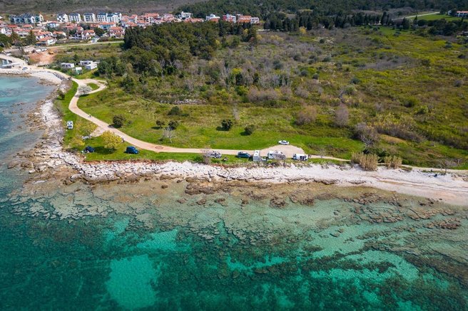 Zambratija Umag Hrvaška policija Slovenec kamera