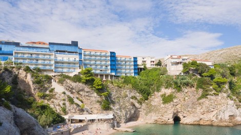 Dubrovnik Bellevue plaža Jadransko morje Jadran kopanje