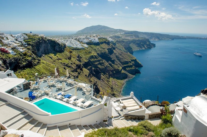 Santorini Grčija