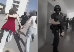 Pretresljivi posnetki streljanja na avstrijski gimnaziji: napadalec v desetih sekundah ustrelil kar desetkrat (VIDEO)