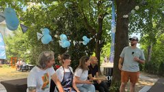 Dobra vila tiskovna konferenca David Furlan Brina Robinik Kobal