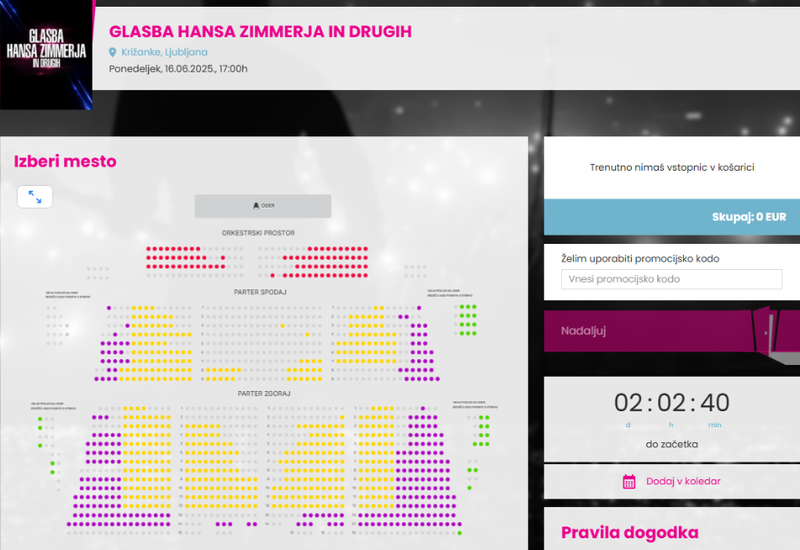 prevara, koncert