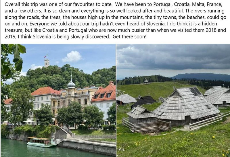 Slovenia Travel Forum objava
