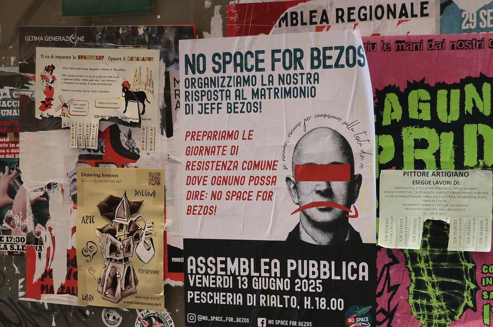 Razkošna poroka Jeffa Bezosa v Benetkah buri duhove: "Ni prostora zanj" (foto: Profimedia)