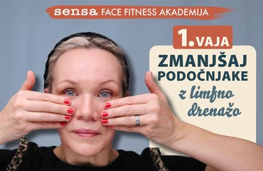 Limfna drenaža za svež videz in zmanjšanje podočnjakov I 1. vaja