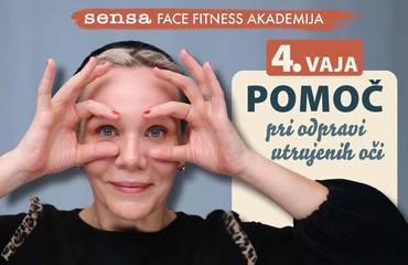 Mišice okrog oči - sprostitev za vse, ki dolgo gledate v zaslone in premalo spite I 4. vaja