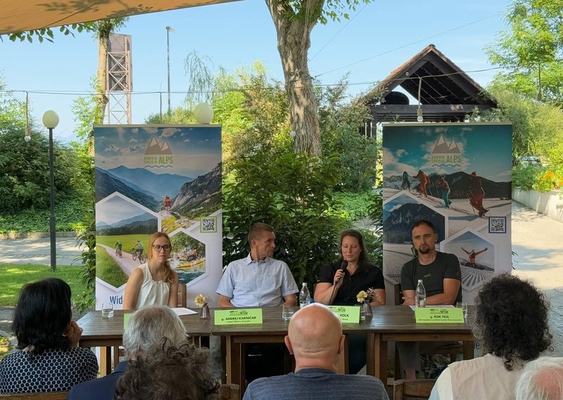 Kamnisko-Savinjske Alpe Hop On - Hop Off tiskovna konferenca