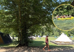 Slovenski kamp ob naši najdaljši reki, ki ga tujci kujejo v zvezde (FOTO)