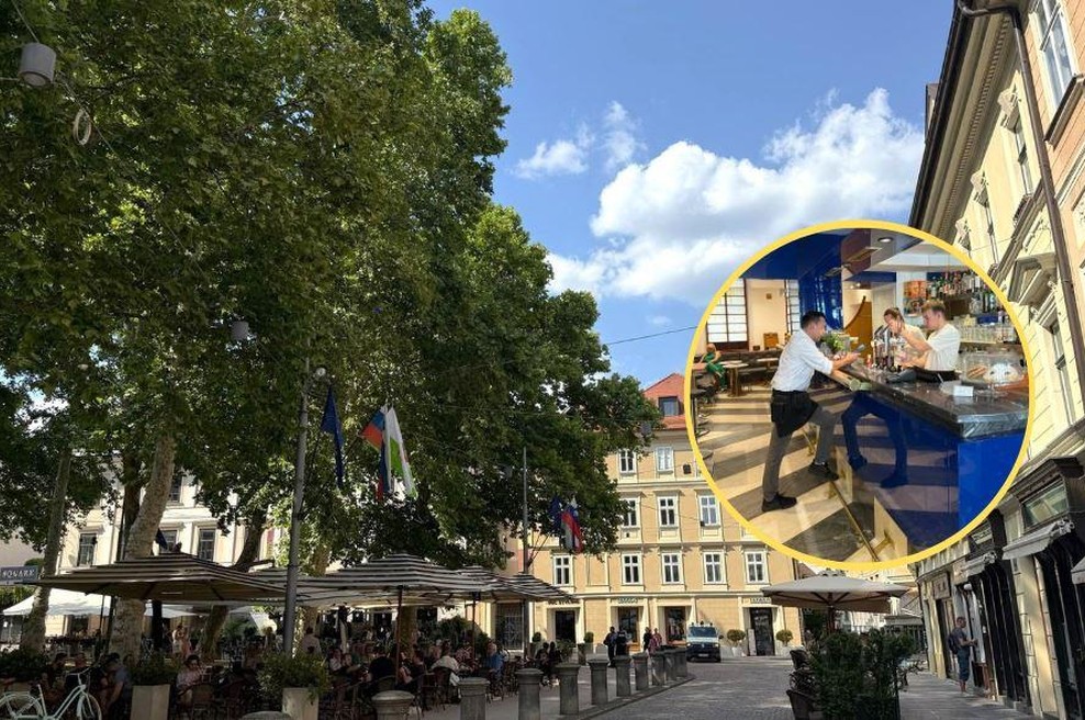 Vsak dan ob istem šanku: kultni ljubljanski bar, ki se ga je med Ljubljančani prijelo ime "mestna dnevna soba" (foto: Ma.Po.)