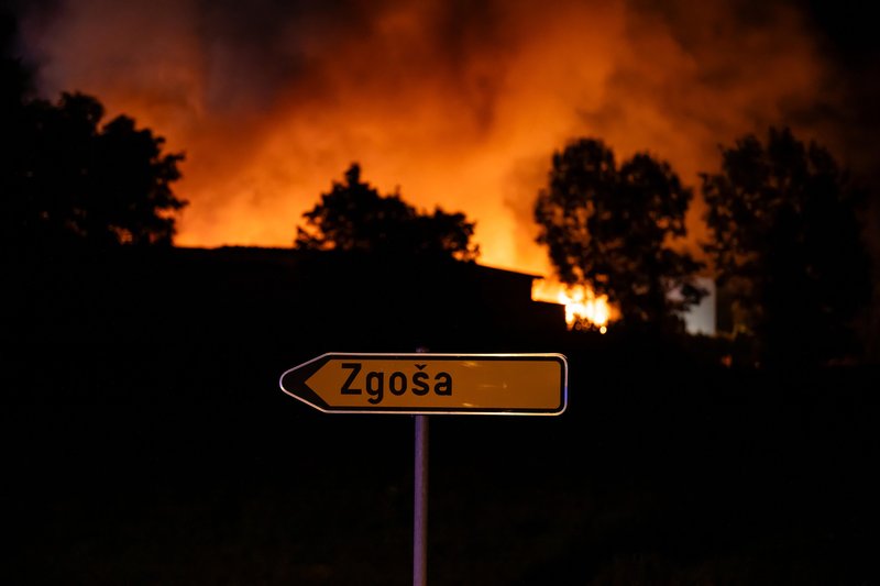 požar, Gasilci, Begunje