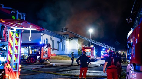 požar, Gasilci, Begunje