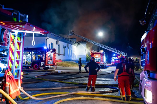 požar, Gasilci, Begunje