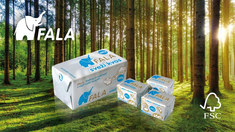 Sveži kvas Fala zdaj v bolj trajnostni embalaži in s certifikatom FSC (foto: promocijska fotografija)