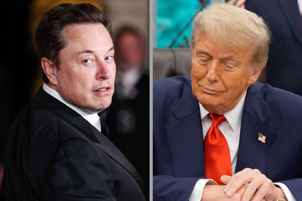 Nov prepir med Elonom Muskom in Donaldom Trumpom: Musk napovedal ustanovitev nove politične stranke (foto: Profimedia/fotomontaža)