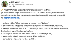 Znana Slovenka prodaja osupljivo staromeščansko stanovanje v centru mesta, privoščite si ga lahko za ta znesek