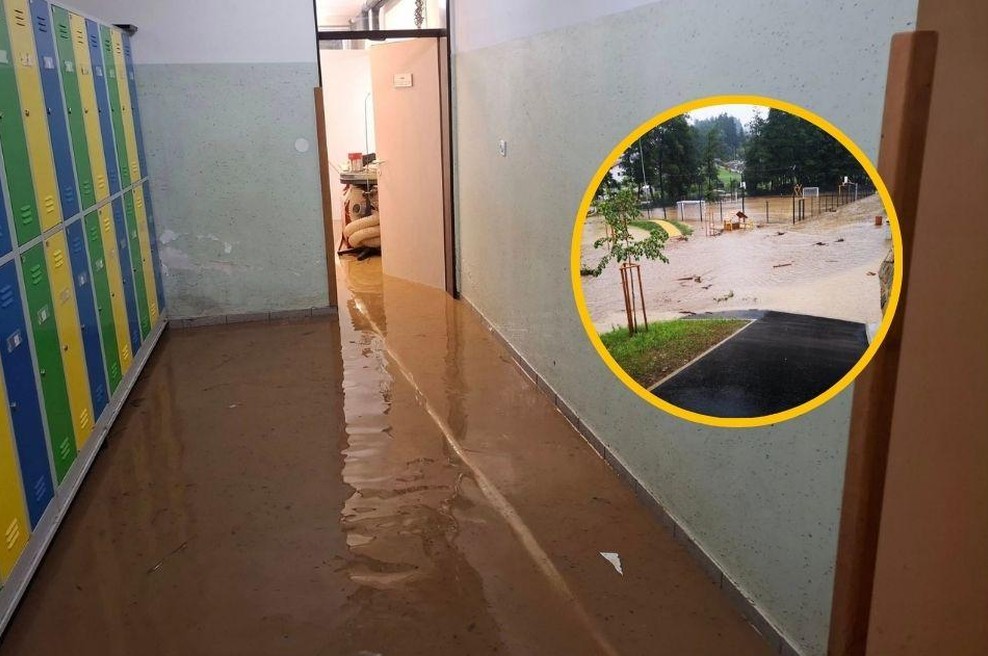 Močno neurje v občini Vitanje: "Številni občani so odrezani od sveta" (FOTO) (foto: Facebook/Andraž Pogorevc-župan Občine Vitanje)
