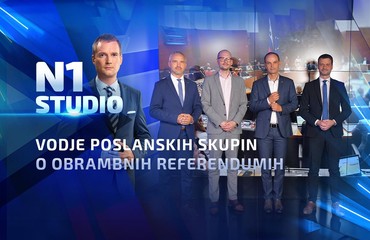 N1 STUDIO: Soočenje vodij poslanskih skupin o referendumih in Natu
