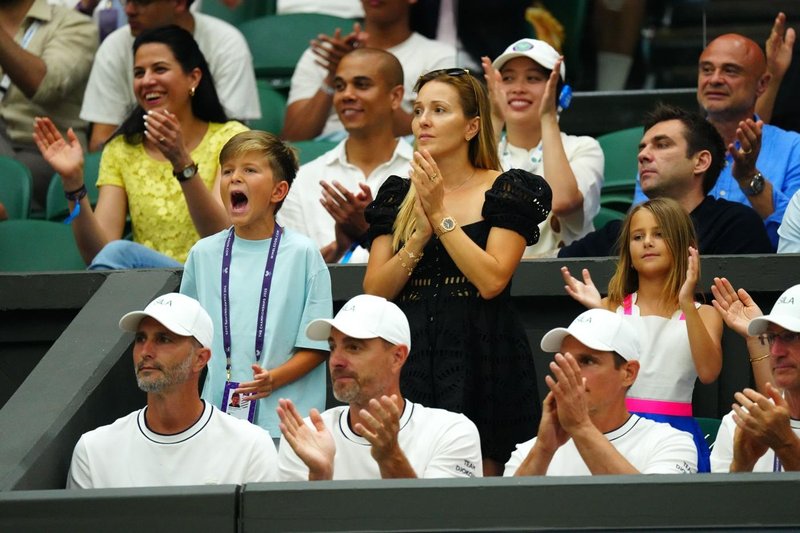 Jelena Đoković Novak Djokovic Wimbledon tenis