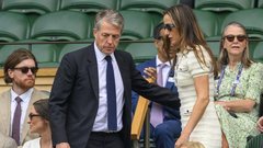 Hugh Grant tenis Wimbledon