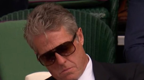 Hugh Grant tenis Wimbledon