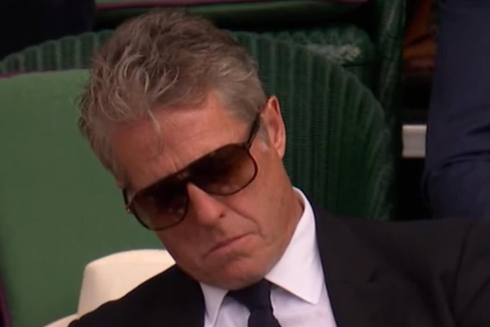 Hugh Grant tenis Wimbledon