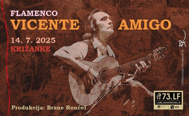 Vicente Amigo Festival Ljubljana Krizanke koncert