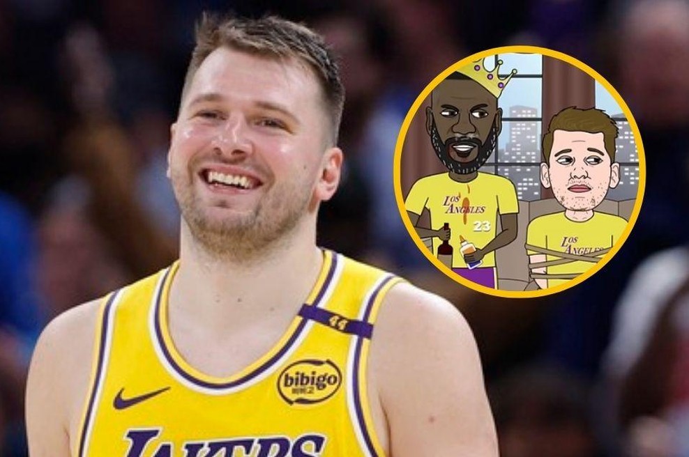 Dončića in LeBrona so si pošteno privoščili: "Zakaj si me privezal na stol?!" (VIDEO) (foto: Profimedia/YouTube/RiotComedy/posnetek zaslona/fotomontaža)
