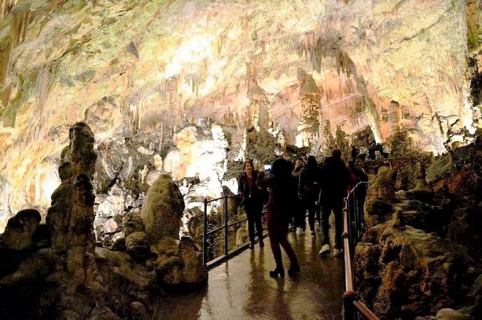 Turistka z bizarnim vprašanjem o Postojnski jami nasmejala splet: "Je to resnica ali laž?" (foto: Samo Šmarčan)