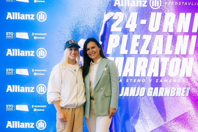 Allianz in Janja Garnbret združila moči v dobro mladih