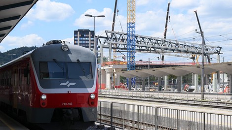 železniška postaja, Ljubljana, gradbišče