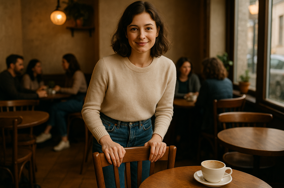Ali potisnete stol pod mizo, ko vstanete? Psihologi pravijo, da imate 7 lastnosti, ki dokazujejo, da ste posebni (foto: AI)