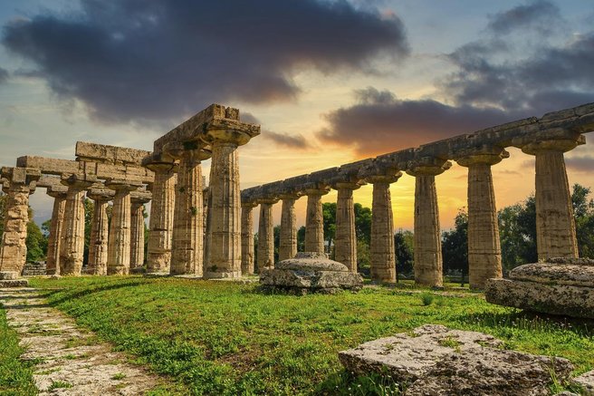 Paestum rimljani grčija vrč med zgodovina