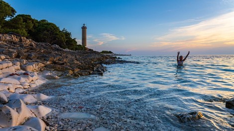 Hrvaska Jadran otok Dugi otok svetilnik