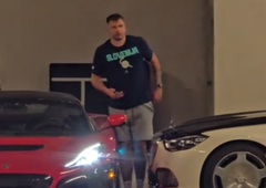 Luka Dončić z novim avtom v neprijetnem položaju: največ pozornosti je pritegnila njegova reakcija