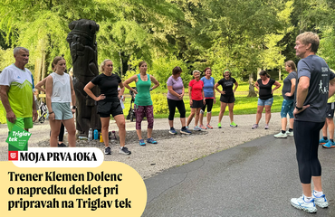 Trener Klemen Dolenc razkriva: Kako potekajo priprave deklet iz projekta Moja prva 10ka I Triglav tek