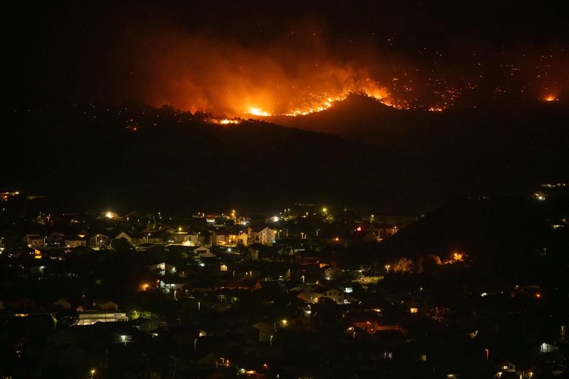 Črna gora Balkan požar