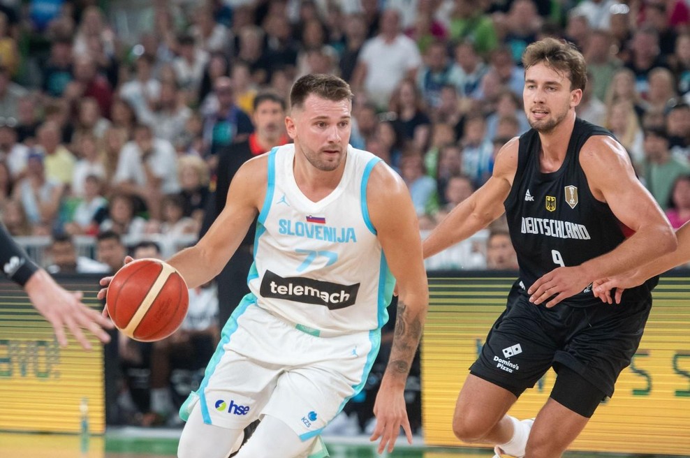 Dončić verjetno le na eni tekmi Slovenije v Latviji in Litvi (foto: Profimedia)