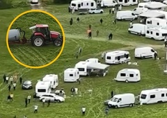 Turisti zavzeli travnik in razbesneli kmete, ki so jim odgovorili brez milosti (VIDEO)
