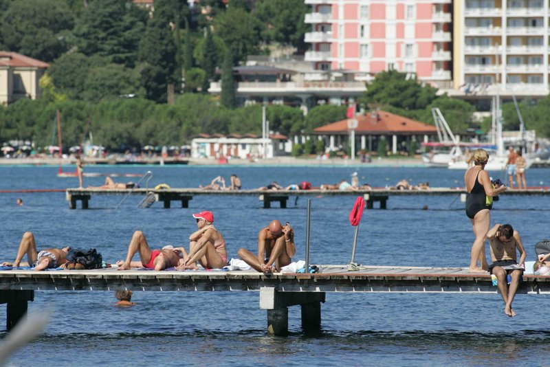 Portoroz plaza kopalci