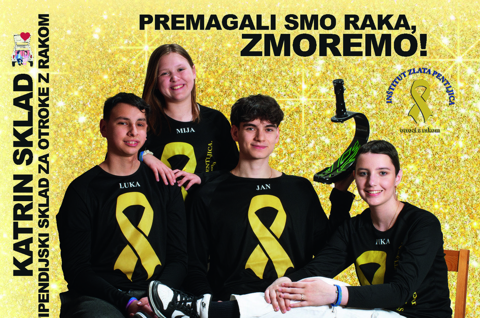 Akcija »Premagali smo raka, ZMOREMO!« na osemdesetih plakatnih mestih po Sloveniji (foto: Inštitut Zlata pentljica)