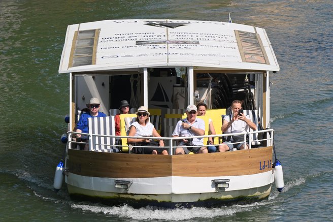 Ljubljana turisti ladjica