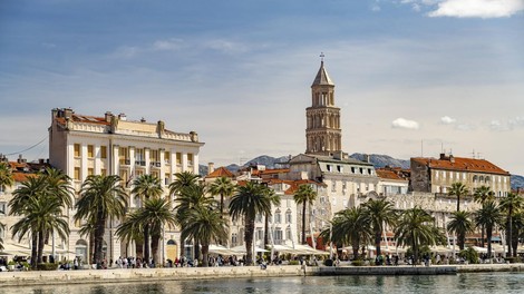 Split Hrvaška Jadran Riva podgana video