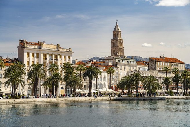 Split Hrvaška Jadran Riva podgana video