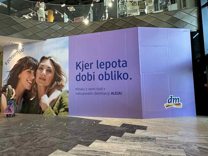 Dm bo kmalu odprl novo poslovalnico: nahajala se bo v priljubljenem trgovskem središču