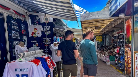 Split Hrvaška Jadran Turizem policija uničevanje razbijanje škoda