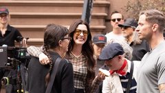 Anne Hathaway padec snemanje filma Hudičevka v Pradi 2 drugi del