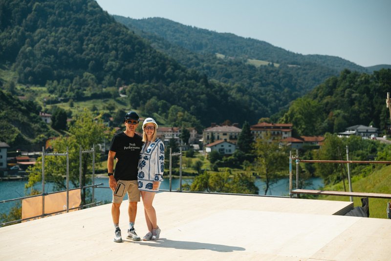 Luka Božič butični hotel TU'LIE Most na Soči gradnja