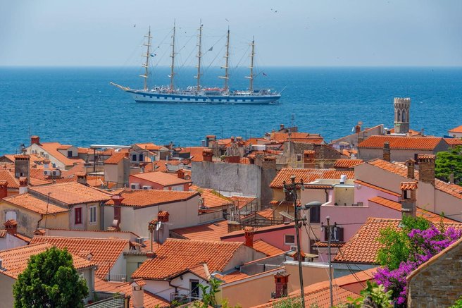 Piran morje ladja