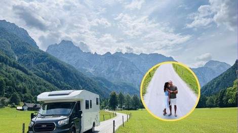 Slovenija, Logarska dolina romunska popotnika avtodom